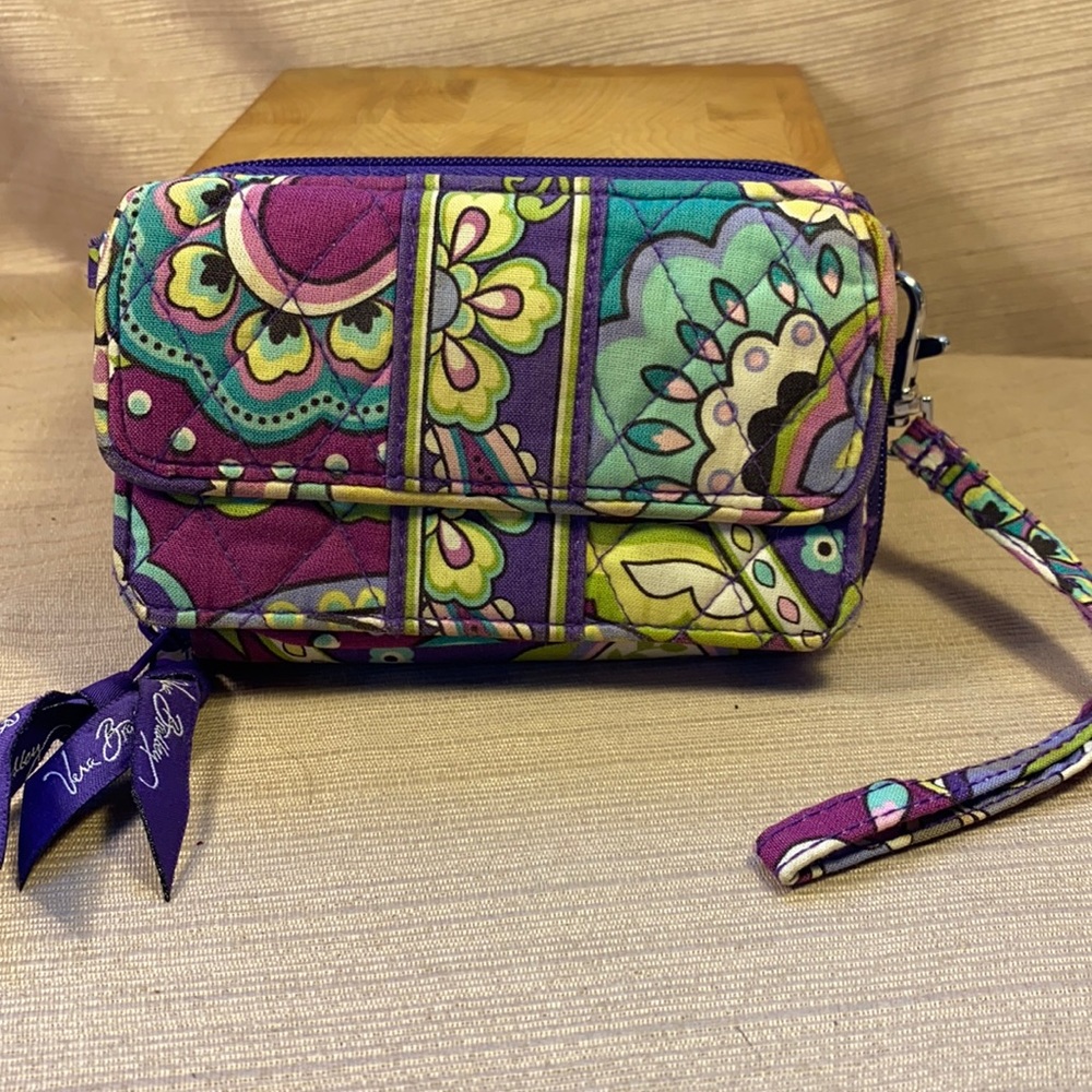 Vera Bradley quilted cotton wallet